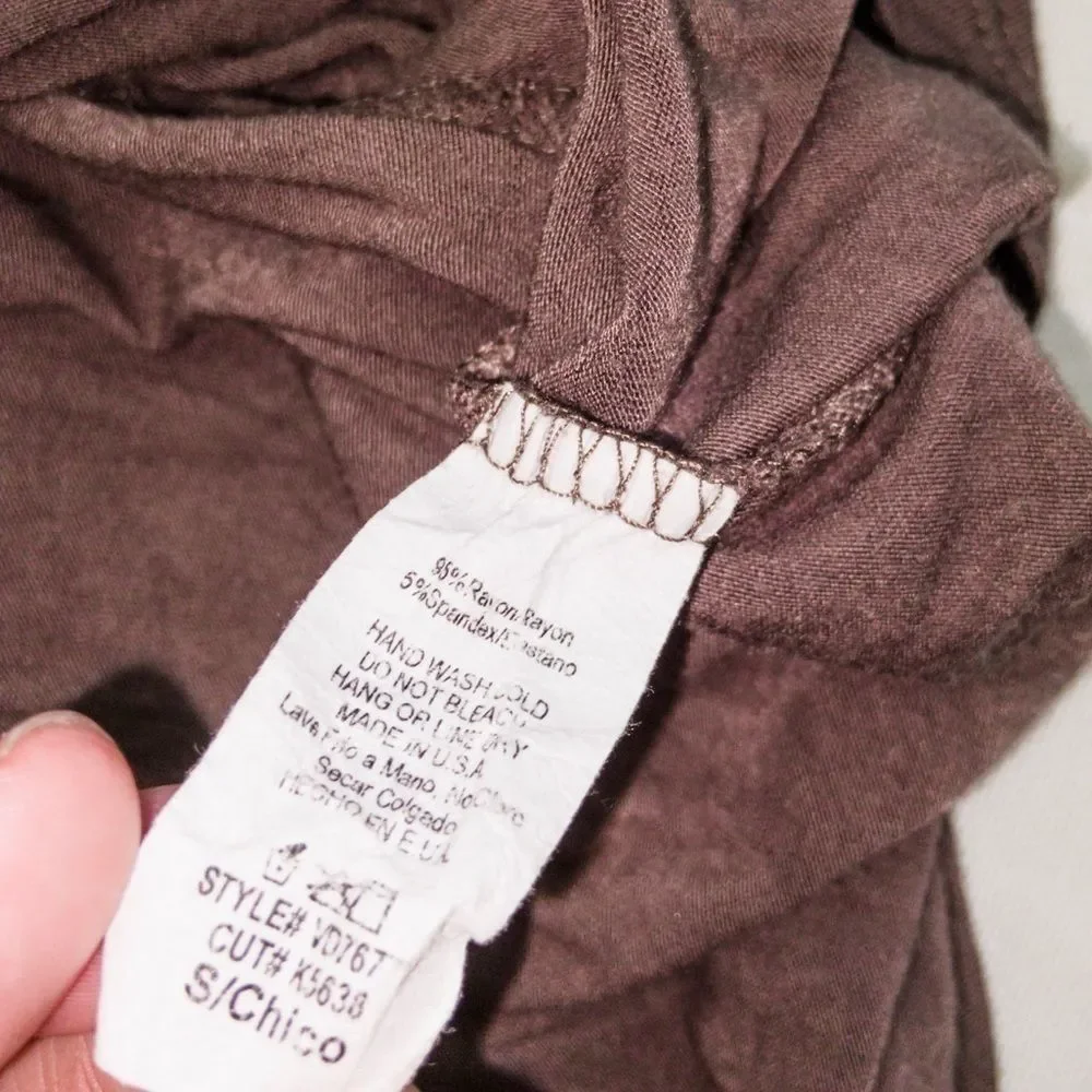 PinkBlush Maternity Draped Top - Picture 3 of 3